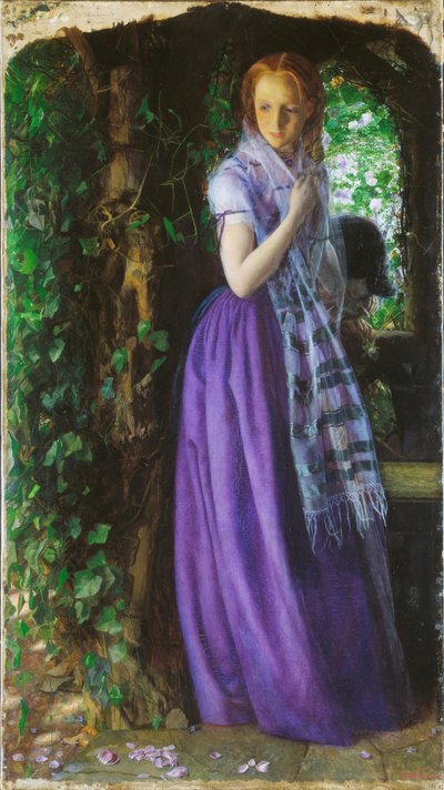 April liefde door Arthur Hughes